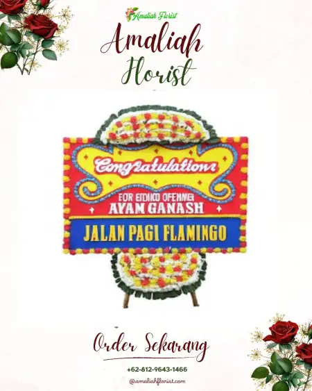 Sewa Papan Bunga Parupuk Tabing